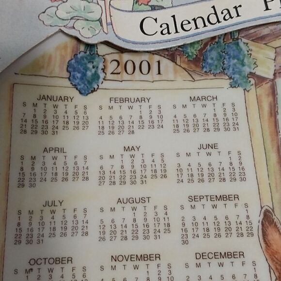 Vintage Wedgewood 2001 Calender Plate...PERFECT! - Picture 2 of 6